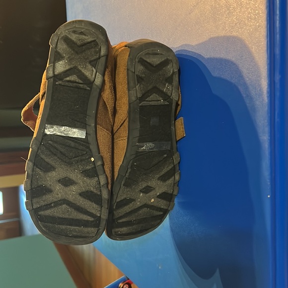 Tan Suede Slouchy Boots 7/8 - Picture 4 of 9